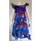 Blålig kjole med lilla top